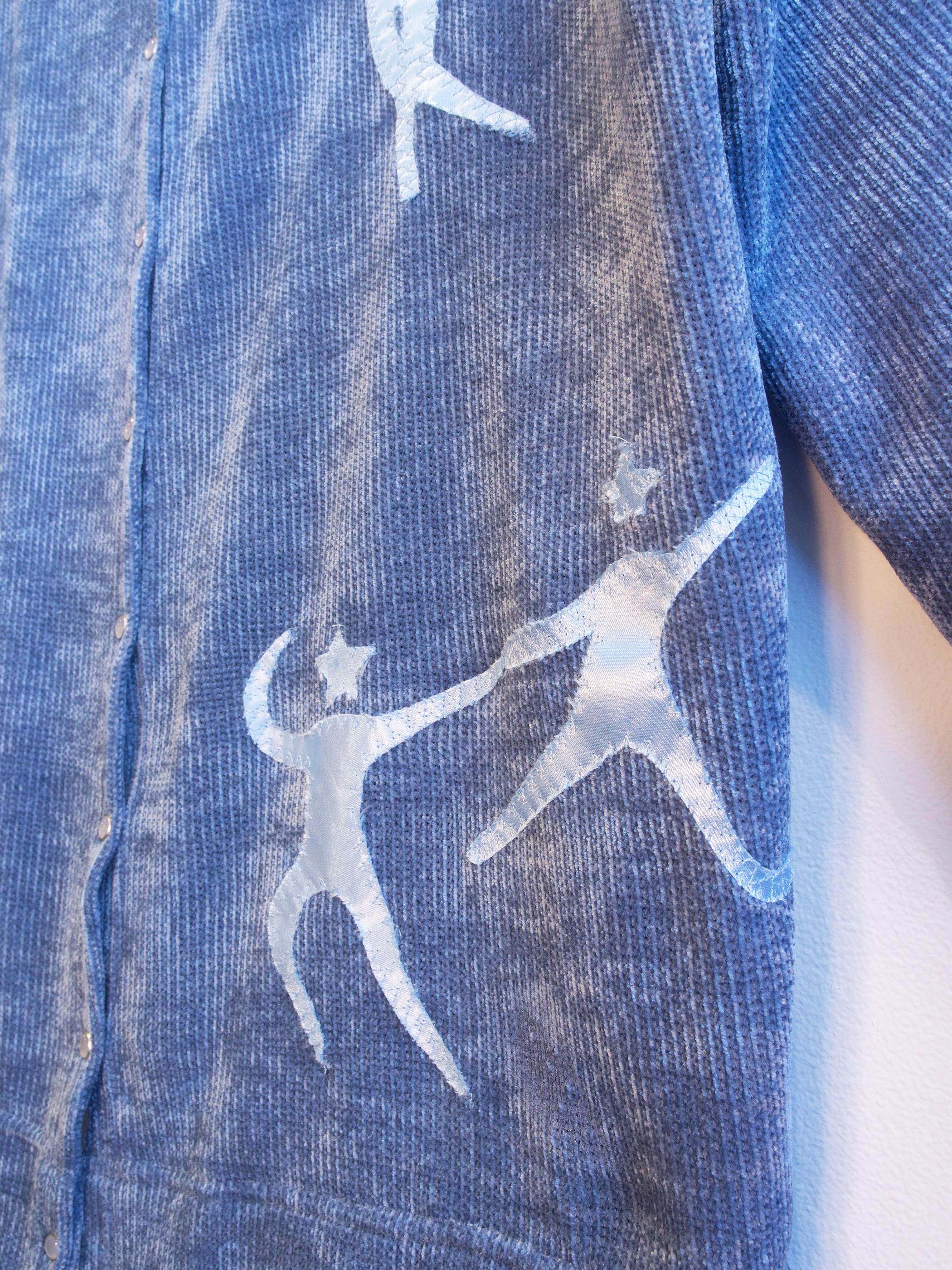 Blue Bleach-Dyed Dickies — Indivisible Arts